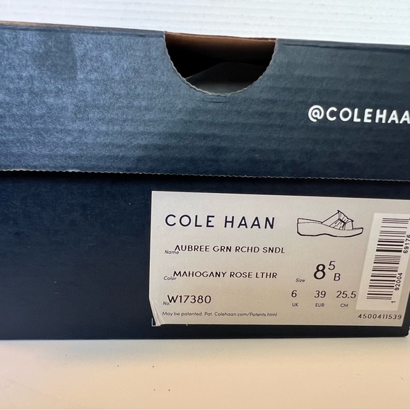 Cole Haan Women’s Aubree Grand Ruched Slide Sandal Brand New Never Worn size 8.5 - Picture 10 of 10